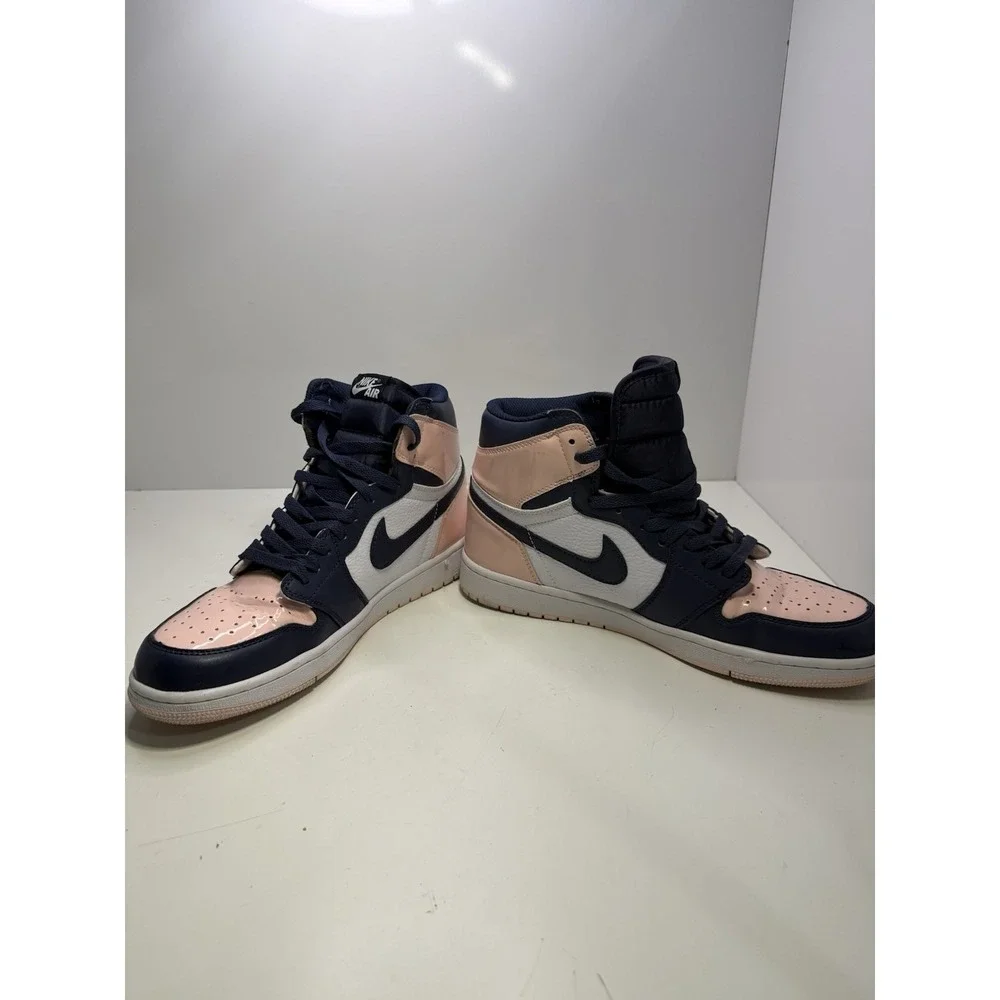 Nike Air Jordan 1 Retro High OG Crimson Tint Navy Pink DD9335-641‎ Men's 11
